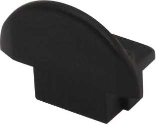 Berlin Endkappe schwarz ohne Kabelauslass / Berlin XL 