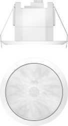 Präsenzmelder KNX 360° Erfassungsbereich bis zu Ø 9m 4 Kanäle Deckeneinbau weiß 