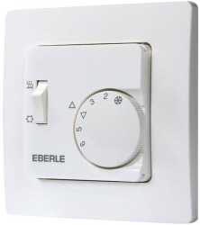 UP-Raumtemperaturregler 5-30°C 230V AC 1 WE 10A/5A Schalter Heizen/Kühlen 50x50 