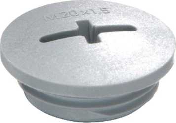 Verschlussschraube M16x1,5 RAL7001 silbergrau 