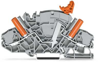 2-Leiter-Trenn- und Messklemme mit berührungssicheren Prüfbuchsen 