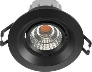 Einbauleuchte LED 1x6W 3000K schwarz TALVERA P 900lm 