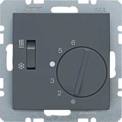 Raumtemperaturregler anthrazit, S.1/B.3/B.7 