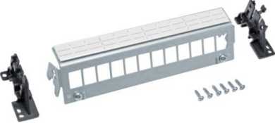 Patch-Panel universal 12-fach für Hutschiene/geschraubt 