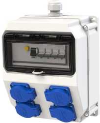 Wandverteiler Modell LOFER7 IP54 255x204x140 1xM25 