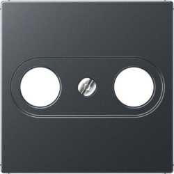 Abdeckung Schraubbefestigung bruchsicher für Antennen-Steckdose DIN 45 