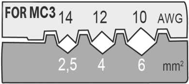 Einsatz für Photovoltaik MC4 