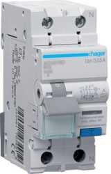 Fehlerstrom-Leistungsschalter 1P+N 10kA C-16A 30mA Typ A-G 