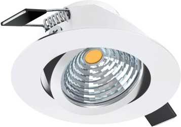 SALICETO Einbauspot LED 6W Ø88 weiß 2700K 