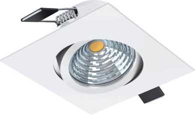 SALICETO Einbauspot LED 6W 88x88 weiß 2700K 