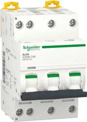 LS-Schutzschalter 4-polig 6kA /10kA C-Char 40A 3TE 