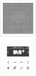 Jung Smart DAB+ Digitalradio DABLS1 weiß 