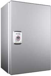 KX E-Box BHT: 200x300x155 mm Edelstahl 1.4301 mit Montageplatte eintürig 