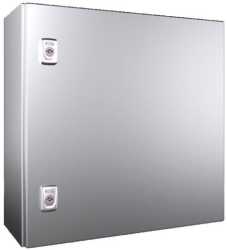 Kompakt-Schaltschrank AX Edelstahl 1.4301 1-türig BHT 500x500x210 mm 