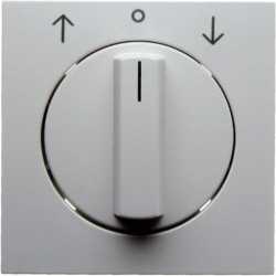 Zentralstück mit Drehknopf für Jalousie-Drehschalter S.1/B.3/B.7 polarweiß matt 