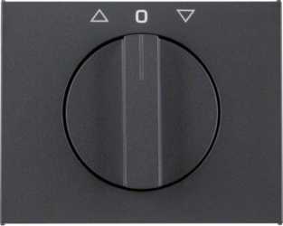 K.1 Zentralstück für Jalousie-Drehschalter anthrazit matt 