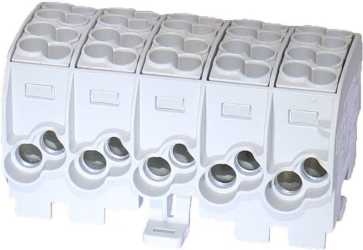 Hauptleitungsklemme 25/5 5x4 CU 080150-0-4 grau isoliert 