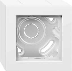 AP-Gehäuse 1-fach + Rahmen Gira E2 Reinweiß 