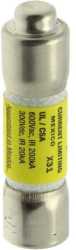 Sicherungseinsatz Niederspannung 1 A AC 600 V 10 x 38 mm CC UL träge verwechlung 