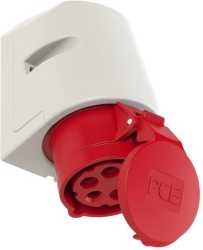 Wandsteckdose 16A 5p 6h IP44 