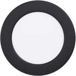 FUEVA 5 Einbauspot LED Ø115 schwarz 5,5W-600lm/3000 