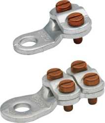 Klemmkabelschuh gestanzt 25 - 35 mm² M8 2 Schrauben verzinnt 