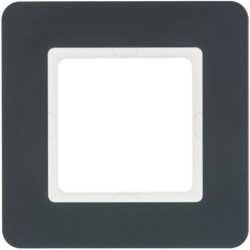 Rahmen 1-fach Q.7 anthrazit samt 