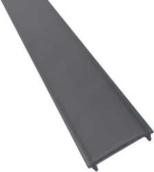 LED Profil Abdeckung Schwarz 3m / Milano Roma Frankfurt Berlin Sophia 