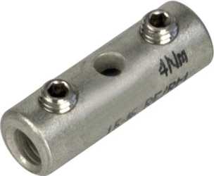 CU-Schraubverbinder verzinnt ohne Trennwand mit 2 Gewindestiften 1,5-16RE/RM 