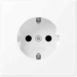 SCHUKO Steckdose 16 A 250 V ~ Duroplast lack. Serie LS schneeweiß matt 
