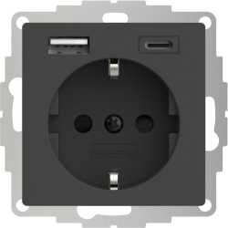 2USB inCharge Pro 15W anthracite 