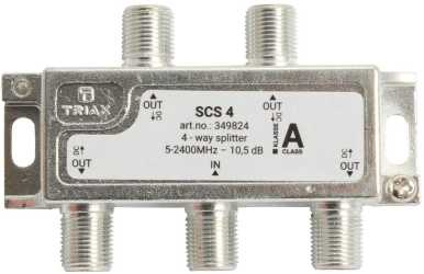 Sat BK Verteiler 4-fach 10,5 dB SCS 4 