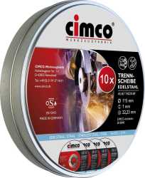 Trennscheiben EDELSTAHL 10x 115x1,0mm 