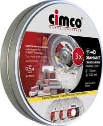 3x Diamant-Trennscheiben 125mm 