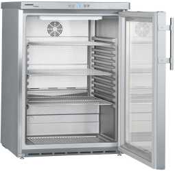 Umluftkühlschrank unterbaufähig mit Isolierglastür FKUv 1663 