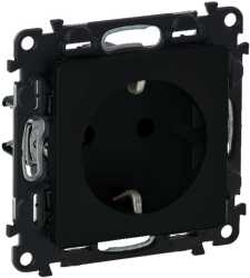 Valena Life Steckdose erhöhter Berührungsschutz Farbe: Schwarz 