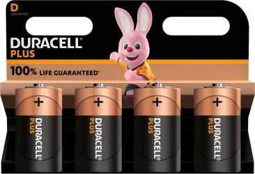 Duracell Plus 4D K-Pack 4 Stück 