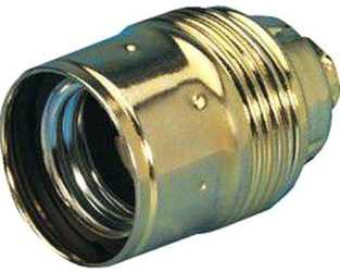Fassung Metall E27 VM N 1/8+Erde 