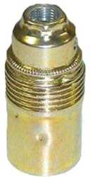 Fassung Metall E14 VM 1/8+Erde 