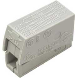 Leuchtenklemme Dauerbetriebstemperatur 105°C 1 - 2,5 mm² grau 