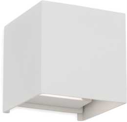CUBE Außenleuchte 11-1192 weiß LED 2x3W 400lm 3000K IP54 
