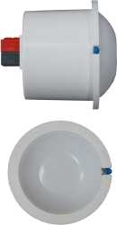 Einbaupräsenzmelder MR16 360° mit 3 Sensoren und Temperatursensor 