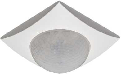 Präsenzmelder 360° mit 4 Sensoren Reinweiß matt 