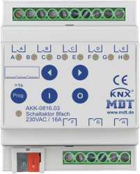 Schaltaktor 8-fach 4TE REG 16A 230VAC Kompakt 70µF 10EVG 