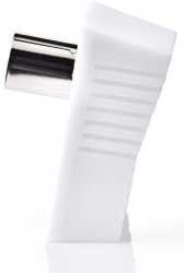 IEC (Koax)-Stecker, angewinkelt Buchse - quadratisches Design - 2 Stück Weiß 