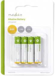 Alkali-Batterie AAA 1,5 V 4 Stück Blister 