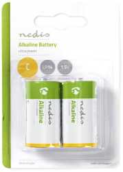 Alkali-Batterie C 1,5 V 2 Stück Blister 