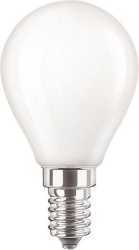 LED Tropfenlampe CorePro LEDLuster 4,3-40W 470lm P45 E14 matt Glas IP44 