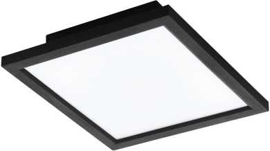 LED-CCT-Deckenleuchte 300X300 schwarz/weiß 15,2W 