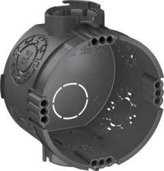 UP Gerätedose DM 60mm H46mm PP tiefschwarz RAL9005 